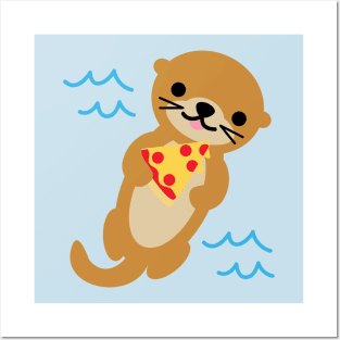 Sea Otter Pizza Posters and Art